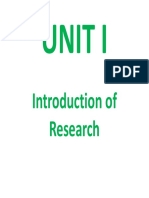 UNIT I - Introduction To Business Research (Compatibility Mode)