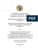 Análisis de Las Políticas Contables en El Periodo de Transición NIIF PDF