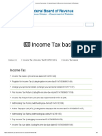 Income Tax Basics - Federal Board of Revenue Government of Pakistan
