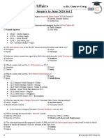 Best 500 Current Affairs: January To June 2020 Set 2