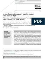 A Novel Supermicrosurgery Training Model: The Chicken Thigh
