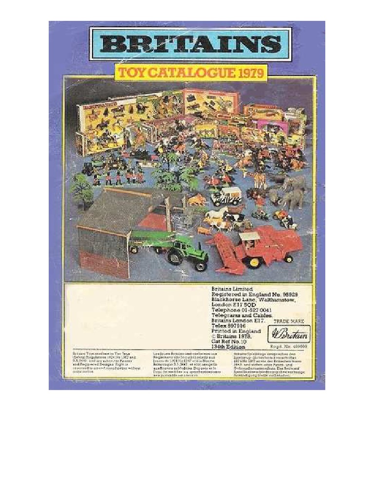 Britains Catalogue 1979 | PDF