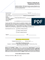 TSA Form 1158 FINAL 100701 - AFGE Membership Form