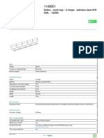 Product Data Sheet: Defem - Mesh Tray - U-Shape - Stainless Steel AISI 304L - 120/60