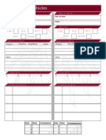 FATE Shadowrun - Character Sheet - Drones and Vehicles Sheet