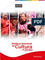 Política Nacional de Cultura Perú
