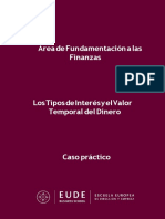 Caso Practico - Los Tipos de Interés y El Valor Temporal de Dinero - Caso Práctico PDF