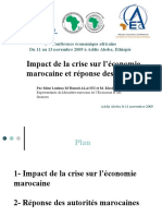 2009 AEC- Impact de la crise sur l’économie marocaine et réponse des autorités