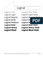 Logical Specimen PDF