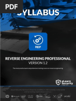 Reverse Engineering Professional: The Most Practical and Comprehensive Training Course On Reverse Engineering