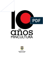 10 Años de Mincultura 2007 PDF