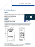 Technical Datasheet Modular Industrial Patch Panel: Application