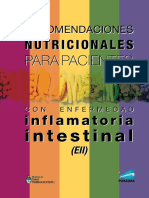 RECOMENDACIONES NUTRICIONALES PARA PACIENTES CON ENFERMEDAD Inflamatoria