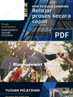 Cara Belajar - Management Trainee - 1 ST Week Program 1 PDF