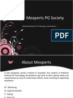 Mexperts PG Society: National Institute of Technology, Kurukshetra