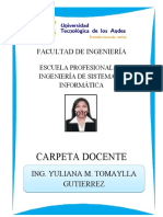 Caratula Carpeta Docente Abancay