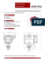 Explosion Proof Pressure Transmitter: Model PT124B-282 Intelligent Type