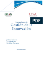 MANUAL VERSION COMPLETA para La Gestion de La Innovacion