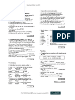 Starter Unit Test 9: Grammar