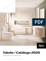 Soluções de Banho - Tabela Catálogo 2020 PDF