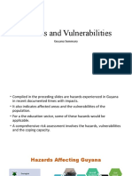 Guyana Summary - Hazards and Vulnerabilities