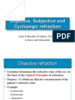 Objective, Subjective and Cyclopegic Refraction