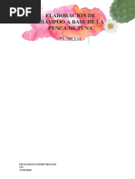 Elaboración de Shampoo A Base de La Penca de Tuna