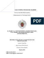 K. Marx y L. Wittgenstein_ elementos para una teoría sociológica del conocimiento- Crego DAaz, Antonio(Author)