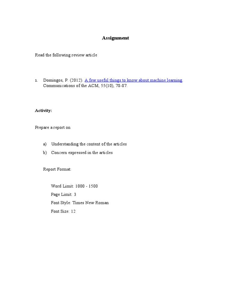Assignment 1 2 | PDF | Computers
