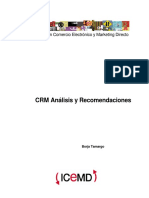 CRM Analisis Recomendaciones