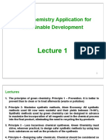 Green Chemistry Application For Sustainable Development