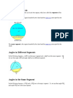 Segments of A Circle