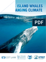 Pacific Island Whales in A Changing Climate