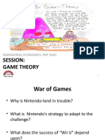 Game Theory 1 - 2020