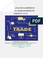Annual Analytical Report On External Trade Statistics of Pakistan