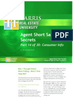 Agent Short Sale Secrets: Part 14 of 30: Consumer Info