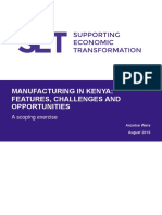 Manufacturing in Kenya: Features, Challenges and Opportunities