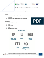 Recapitularea Cu Parintii A Regulilor de Colectare Selectiva Reciclare - Tara PDF