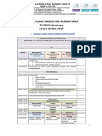 Jadwal Survei Akreditasi SNARS Edisi 1 RS MM Indramayu PDF