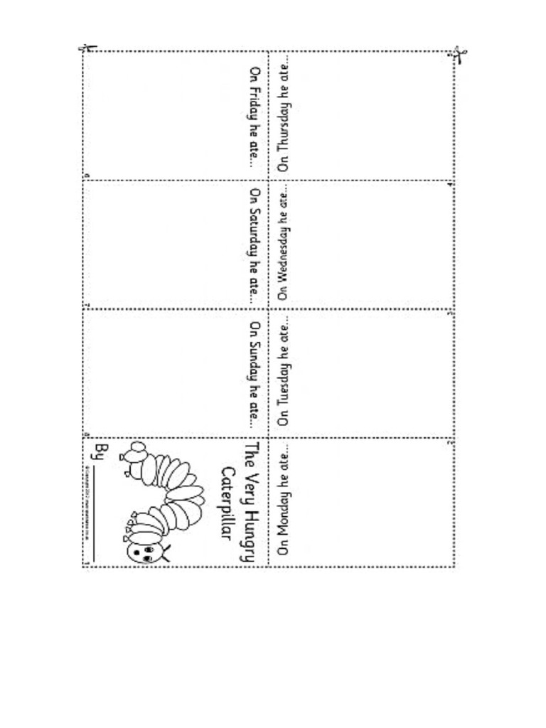 The Very Hungry Caterpillar Mini Book | PDF