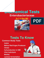 Biochemical Tests: Enterobacteriaceae