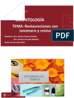 Restauraciones Dentales Con Ionomero y Resina