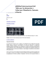 La Responsabilidad Internacional Del Estado de Chile Por La Detención y Censura Sufridas Por Humberto Antonio Palamara Iribarne