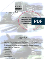 Framework For in Logistics: Risk Management
