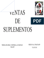 VENTAS DE SUPLEMAMADOS