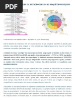 AS 12 PERSONALIDADES DA ASTROLOGIA E OS 12 ARQUÉTIPOS DE JUNG