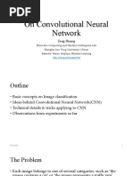 On Convolutional Neural Network: Zeng Huang