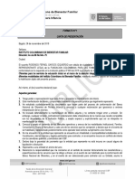 Formato 1 CARTA DE PRESENTACIÓN DE LA MANIFESTACIÓN DE INTERÉS