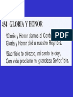 Himno 454 Gloria y Honor