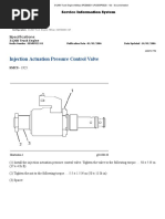 Injection Actuation Pressure Control Valve 3126B Caterpillar